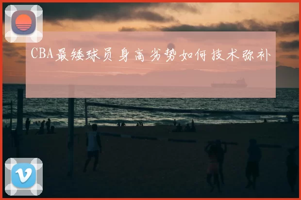 CBA最矮球员身高劣势如何技术弥补