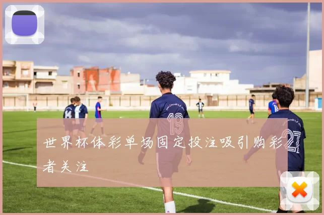 世界杯体彩单场固定投注吸引购彩者关注